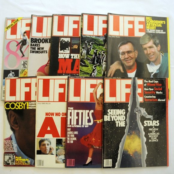VTG 1985 LIFE Magazines Your CHOICE Mafia Penguins Beyond Stars AIDS Swimsuits - Picture 5 of 5